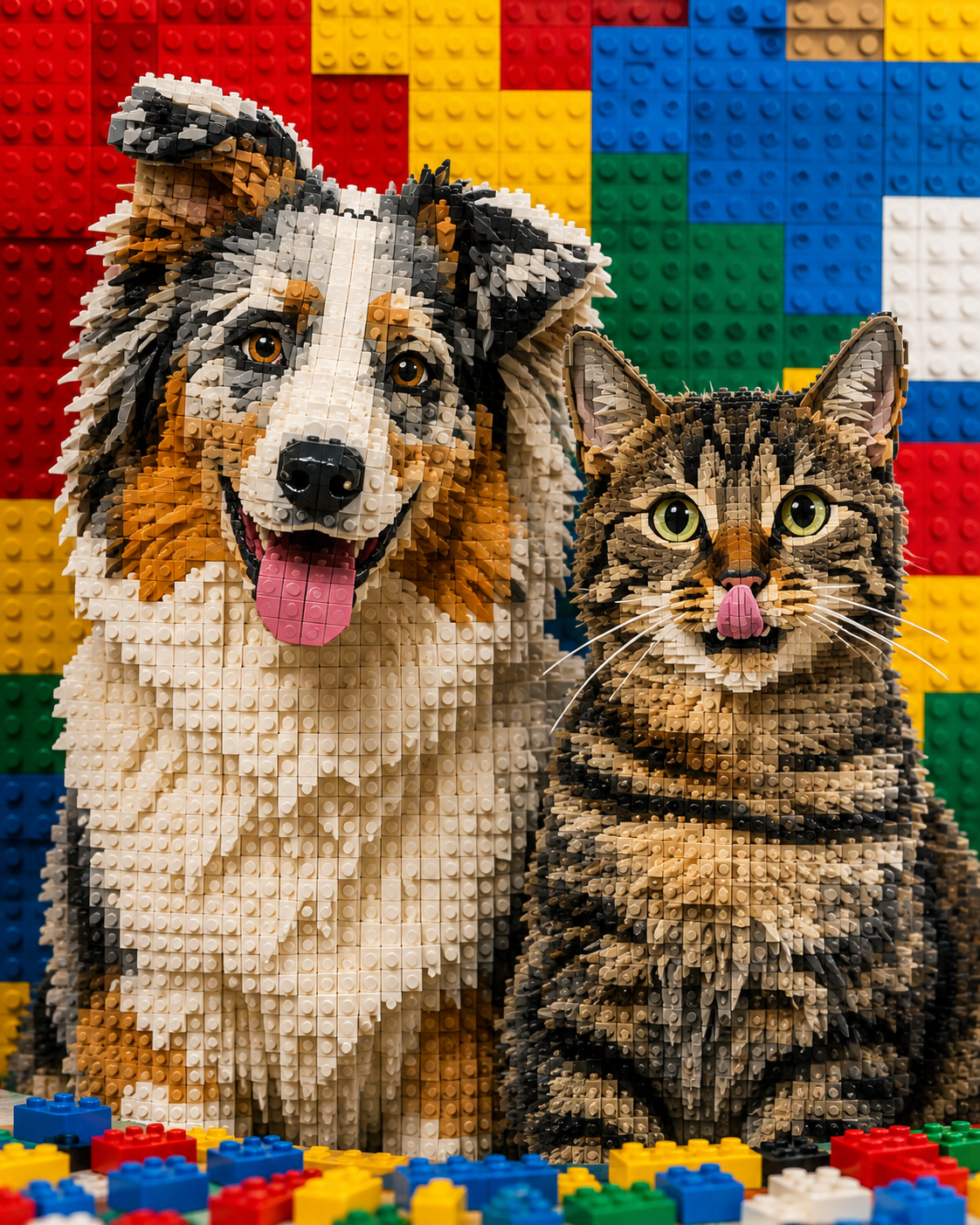 Building Block Pet Portraits: A Fun Gift for Pet Lovers