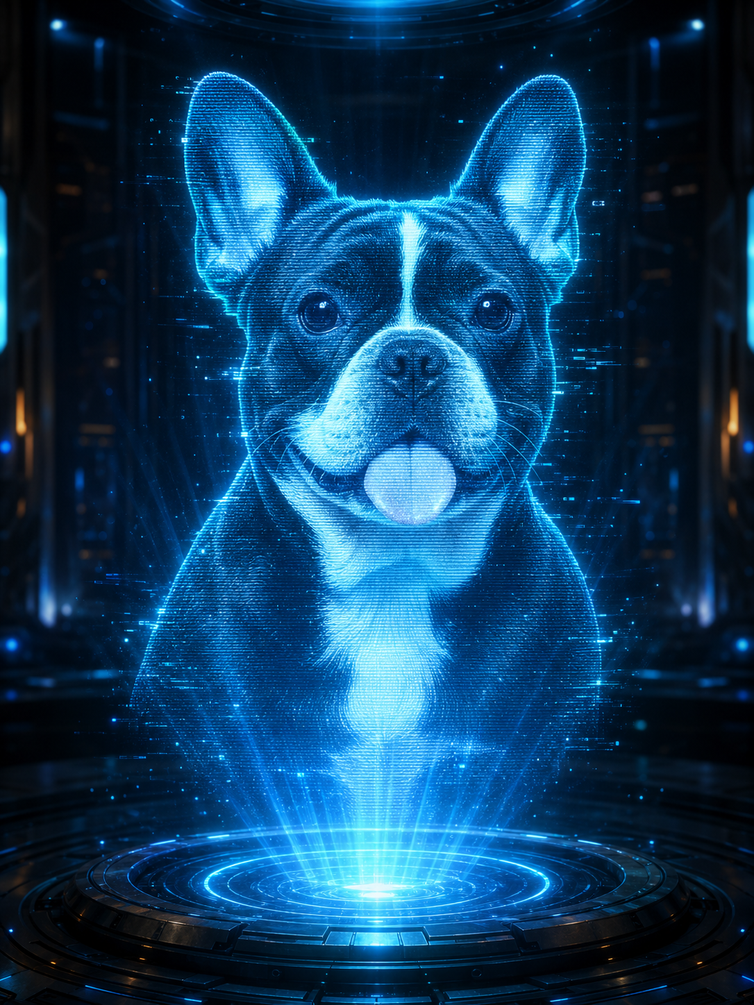 Holographic Pet Portraits: A Futuristic Take on Custom Pet Art