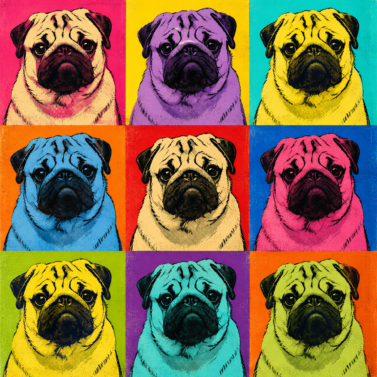 Pop Art Pet Portraits: Turn Your Pet into a Colorful Icon