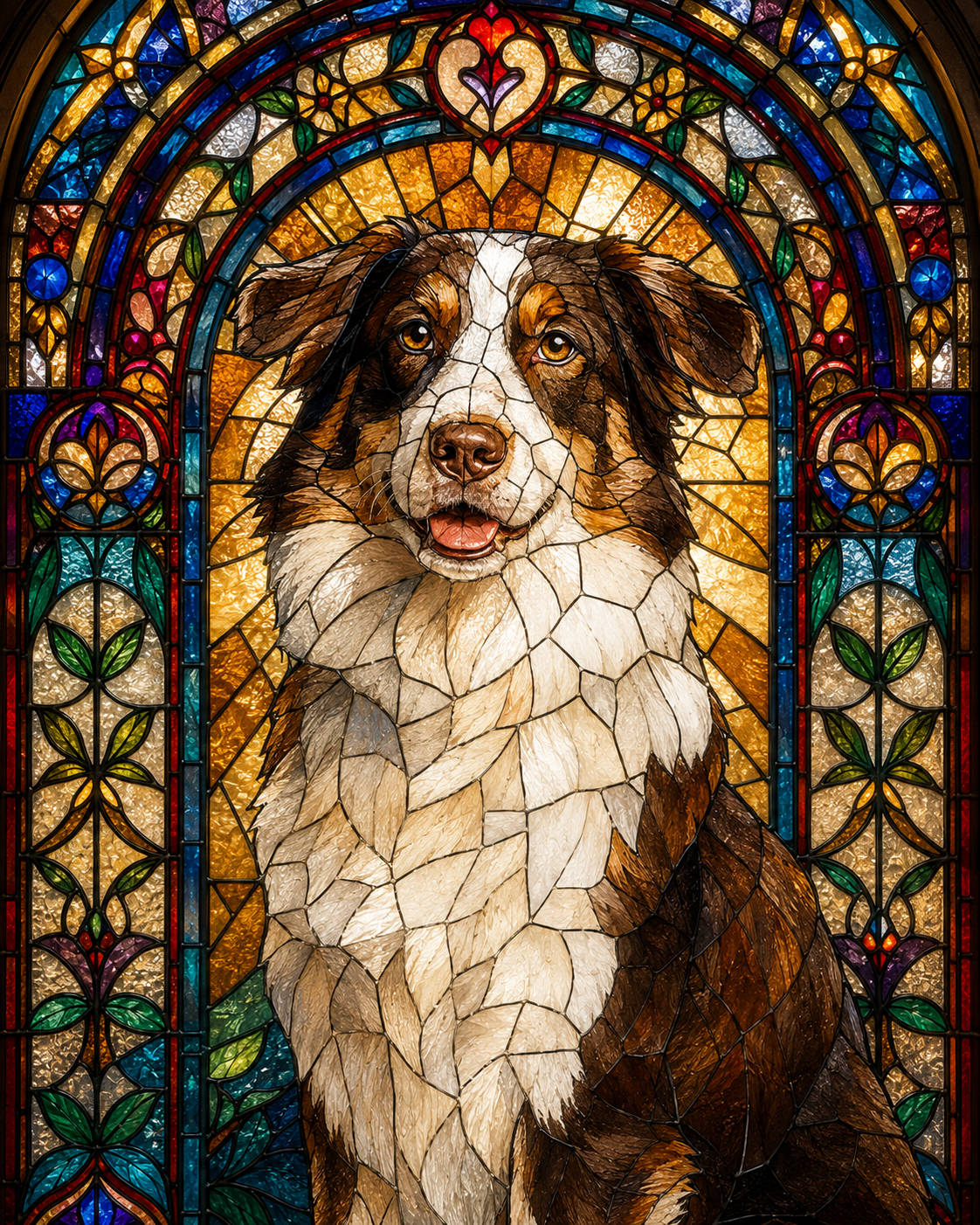 Stained Glass Pet Portraits: A Timeless Decorative Style