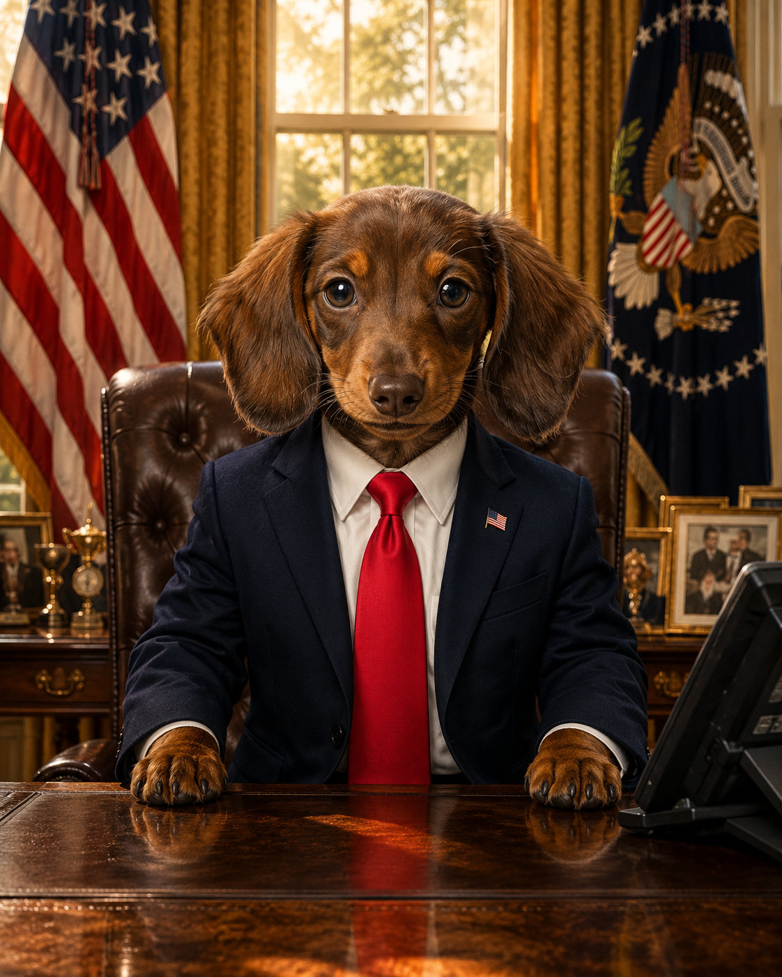 Presidential Pet Portraits: Put Your Pet in the Highest Office