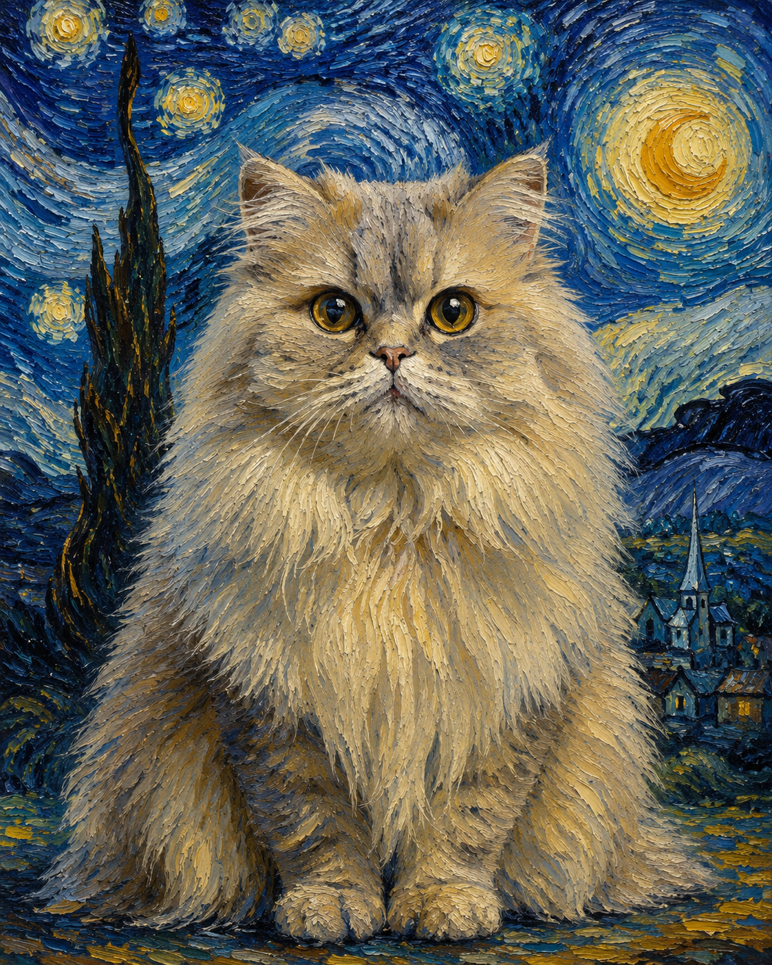 Van Gogh-Inspired Pet Portraits: Transform Your Pet into a Masterpiece